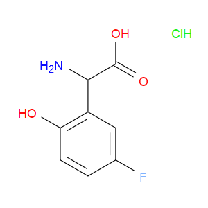 2-AMINO-2-(5-FLUORO-2-HYDROXYPHENYL)ACETIC ACID HYDROCHLORIDE