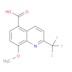 8-METHOXY-2-(TRIFLUOROMETHYL)QUINOLINE-5-CARBOXYLIC ACID