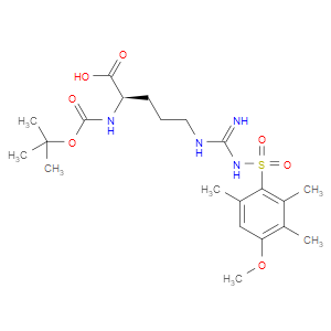 (R)-2-((TERT-BUTOXYCARBONYL)AMINO)-5-(3-((4-METHOXY-2,3,6-TRIMETHYLPHENYL)SULFONYL)GUANIDINO)PENTANOIC ACID
