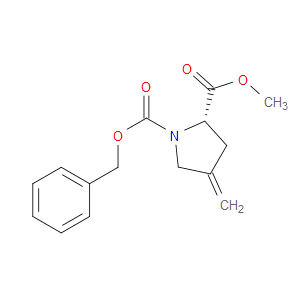 1-BENZYL 2-METHYL (2S)-4-METHYLIDENEPYRROLIDINE-1,2-DICARBOXYLATE