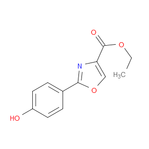 ETHYL 2-(4'-HYDROXYPHENYL)-1,3-OXAZOLE-4-CARBOXYLATE - Click Image to Close