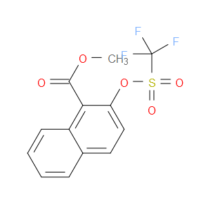 METHYL 2-TRIFLUOROMETHYLSULFONYLOXY-1-NAPHTHOATE - Click Image to Close