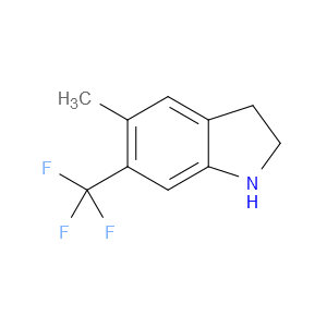 5-METHYL-6-(TRIFLUOROMETHYL)INDOLINE - Click Image to Close