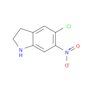 5-CHLORO-6-NITRO-2,3-DIHYDRO-1H-INDOLE - Click Image to Close