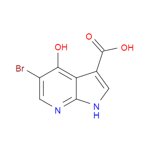 5-BROMO-4-HYDROXY-1H-PYRROLO[2,3-B]PYRIDINE-3-CARBOXYLIC ACID
