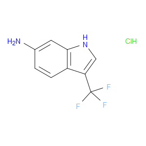 3-(TRIFLUOROMETHYL)-1H-INDOL-6-AMINE HYDROCHLORIDE