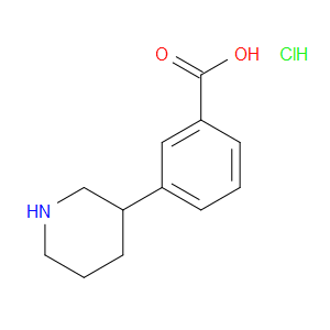 3-(PIPERIDIN-3-YL)BENZOIC ACID HYDROCHLORIDE - Click Image to Close
