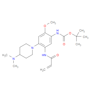 TERT-BUTYL N-(4-(4-(DIMETHYLAMINO)PIPERIDINE-1-YL)-2-METHOXY-5-(PROP-2-ENAMIDO)PHENYL)CARBAMATE