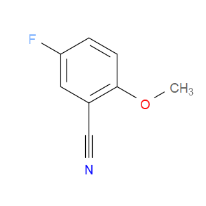 5-FLUORO-2-METHOXYBENZONITRILE - Click Image to Close