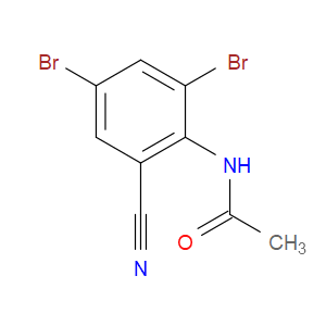 N-(2,4-DIBROMO-6-CYANOPHENYL)ACETAMIDE
