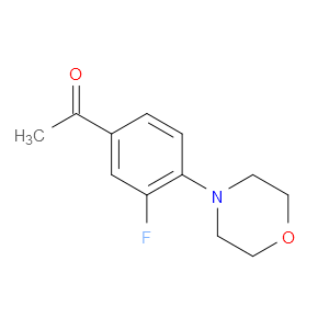 1-(3-FLUORO-4-MORPHOLIN-4-YLPHENYL)ETHANONE - Click Image to Close