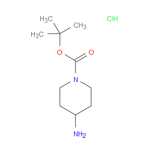 TERT-BUTYL 4-AMINOPIPERIDINE-1-CARBOXYLATE HYDROCHLORIDE - Click Image to Close