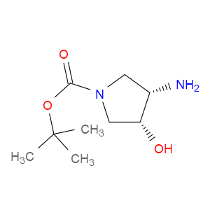 TERT-BUTYL (3S,4R)-3-AMINO-4-HYDROXYPYRROLIDINE-1-CARBOXYLATE - Click Image to Close