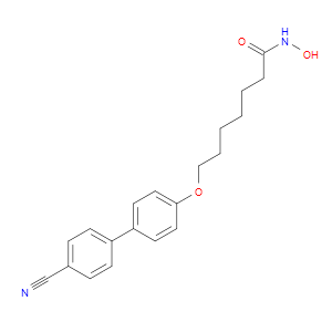 HEPTANAMIDE, 7-[(4'-CYANO[1,1'-BIPHENYL]-4-YL)OXY]-N-HYDROXY- - Click Image to Close