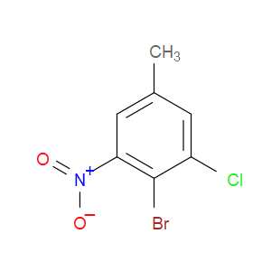 2-BROMO-1-CHLORO-5-METHYL-3-NITROBENZENE