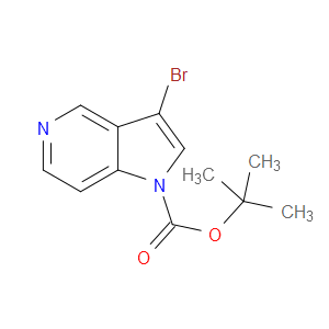 TERT-BUTYL 3-BROMO-1H-PYRROLO[3,2-C]PYRIDINE-1-CARBOXYLATE - Click Image to Close