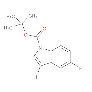 TERT-BUTYL 5-FLUORO-3-IODO-1H-INDOLE-1-CARBOXYLATE - Click Image to Close