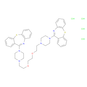 1,2-BIS(2-(4-(DIBENZO[B,F][1,4]THIAZEPIN-11-YL)PIPERAZIN-1-YL)ETHOXY)ETHANE TETRAHYDROCHLORIDE