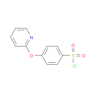 4-(PYRIDIN-2-YLOXY)BENZENE-1-SULFONYL CHLORIDE