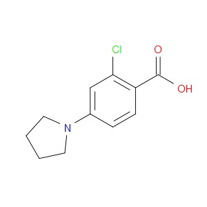 2-CHLORO-4-(PYRROLIDIN-1-YL)BENZOIC ACID