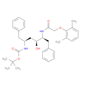 TERT-BUTYL ((2S,4S,5S)-5-(2-(2,6-DIMETHYLPHENOXY)ACETAMIDO)-4-HYDROXY-1,6-DIPHENYLHEXAN-2-YL)CARBAMATE
