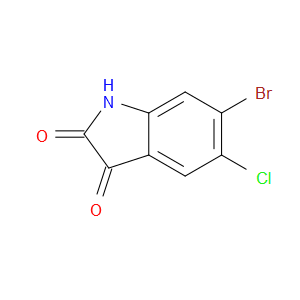 6-BROMO-5-CHLOROINDOLINE-2,3-DIONE - Click Image to Close