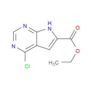ETHYL 4-CHLORO-7H-PYRROLO[2,3-D]PYRIMIDINE-6-CARBOXYLATE