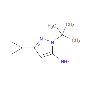 1-(TERT-BUTYL)-3-CYCLOPROPYL-1H-PYRAZOL-5-AMINE - Click Image to Close