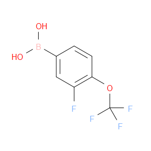 3-FLUORO-4-(TRIFLUOROMETHOXY)PHENYLBORONIC ACID
