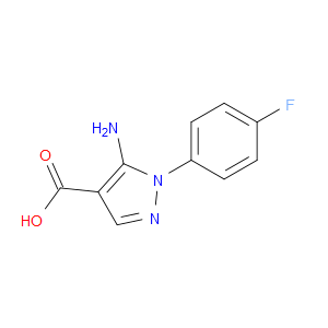 5-AMINO-1-(4-FLUOROPHENYL)-1H-PYRAZOLE-4-CARBOXYLIC ACID - Click Image to Close