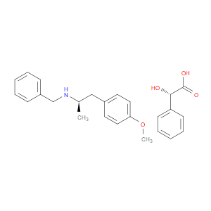 (R)-N-BENZYL-1-(4-METHOXYPHENYL)PROPAN-2-AMINE (S)-2-HYDROXY-2-PHENYLACETATE