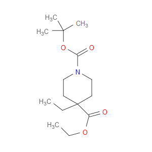 ETHYL 1-BOC-4-ETHYL-4-PIPERIDINE CARBOXYLATE