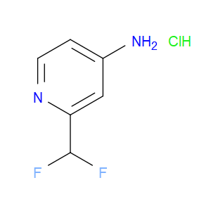 2-(DIFLUOROMETHYL)PYRIDIN-4-AMINE HYDROCHLORIDE