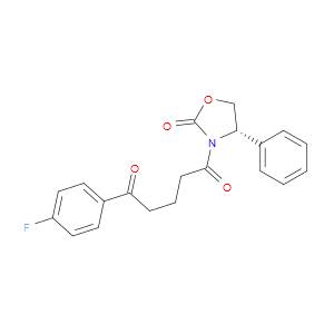 (4S)-3-[5-(4-FLUOROPHENYL)-1,5-DIOXOPENYL]-4-PHENYL-2-OXAZOLIDINONE