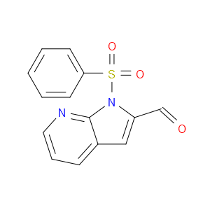 1-(PHENYLSULFONYL)-1H-PYRROLO[2,3-B]PYRIDINE-2-CARBALDEHYDE - Click Image to Close