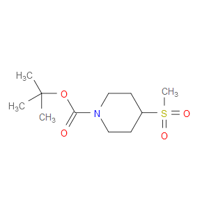 TERT-BUTYL 4-(METHYLSULFONYL)PIPERIDINE-1-CARBOXYLATE