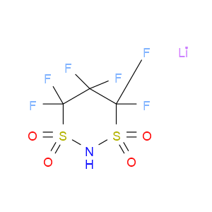 LITHIUM 1,1,2,2,3,3-HEXAFLUOROPROPANE-1,3-DISULFONIMIDE