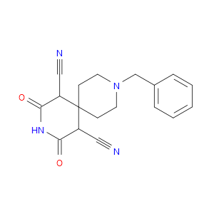 9-BENZYL-2,4-DIOXO-3,9-DIAZASPIRO[5.5]UNDECANE-1,5-DICARBONITRILE - Click Image to Close