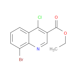 ETHYL 8-BROMO-4-CHLOROQUINOLINE-3-CARBOXYLATE