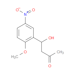 4-HYDROXY-4-(2-METHOXY-5-NITROPHENYL)-2-BUTANONE