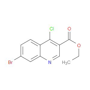 ETHYL 7-BROMO-4-CHLOROQUINOLINE-3-CARBOXYLATE