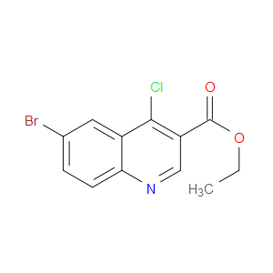 ETHYL 6-BROMO-4-CHLOROQUINOLINE-3-CARBOXYLATE