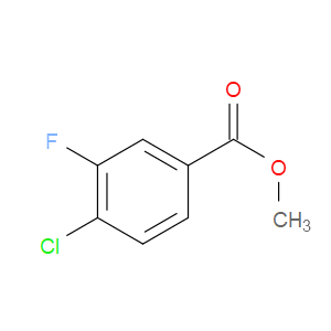 METHYL 4-CHLORO-3-FLUOROBENZOATE - Click Image to Close