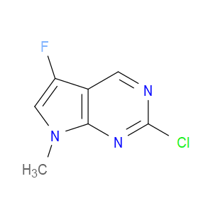 2-CHLORO-5-FLUORO-7-METHYL-7H-PYRROLO[2,3-D]PYRIMIDINE