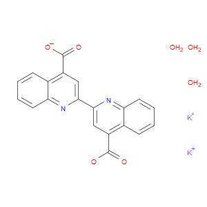 2,2'-BIQUINOLINE-4,4'-DICARBOXYLIC ACID DIPOTASSIUM SALT TRIHYDRATE