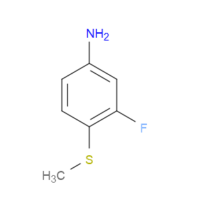 3-FLUORO-4-(METHYLSULFANYL)ANILINE