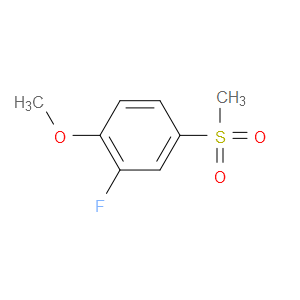 2-FLUORO-1-METHOXY-4-(METHYLSULFONYL)BENZENE