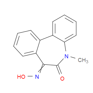 (E)-7-(HYDROXYIMINO)-5-METHYL-5H-DIBENZO[B,D]AZEPIN-6(7H)-ONE