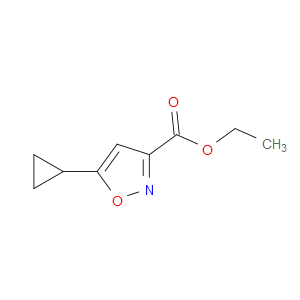 ETHYL 5-CYCLOPROPYLISOXAZOLE-3-CARBOXYLATE