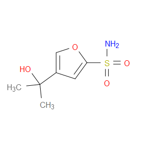 4-(2-HYDROXYPROPAN-2-YL)FURAN-2-SULFONAMIDE
